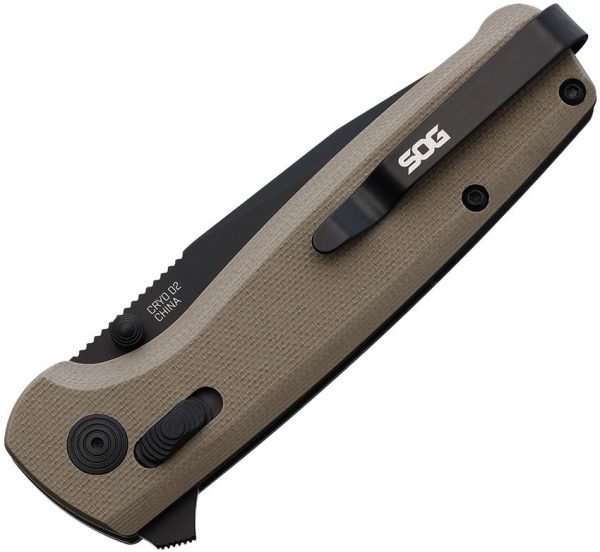 SOG Terminus XR Lock D2 Tool Steel Tan G10