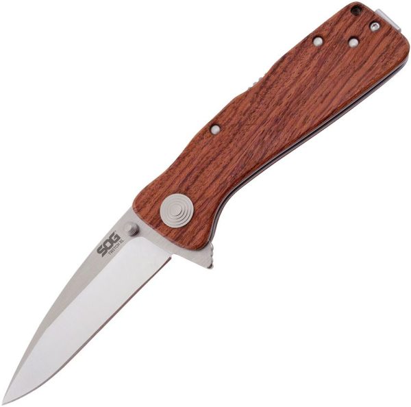 SOG Twitch XL A/O Lockback AUS-8 Rosewood