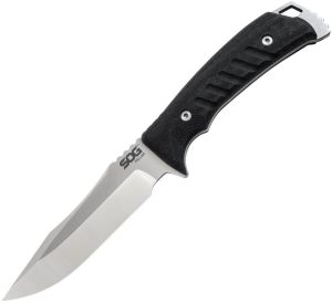 SOG Pillar USA Made Fixed Blade 5" S35VN Black Micarta