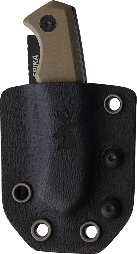 Spika Small Challenger Lockback Folding Knife AUS-8 Green Micarta