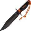 Spika Command Bowie Black 8.5" Fixed Blade Knife 420 Stainless