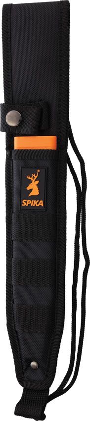 Spika Command Sticker Black 8" Fixed Blade Knife 440 Stainless