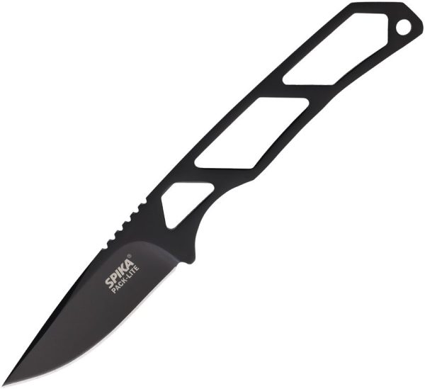 Spika Pack-Lite Fixed Blade Black 440 Stainless