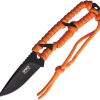 Spika Pack-Lite Fixed Blade Orange Paracord Wrap