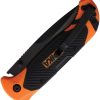 Spika Command Lockback Orange Black Folding Knife