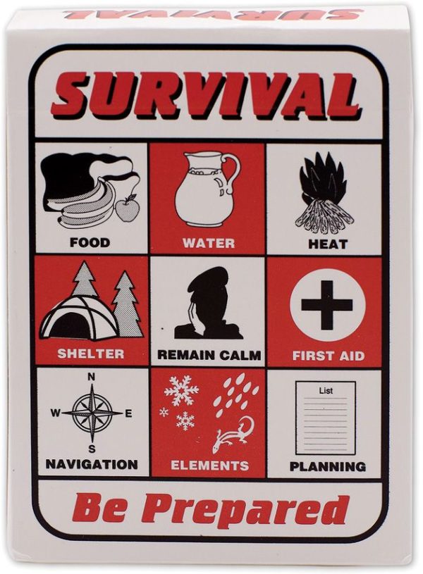 Speedhook Survival Playing Cards - Emergency Reference Deck