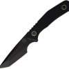 Se7en Plus Strider Fixed Blade Knife 3.5" D2 Black G10