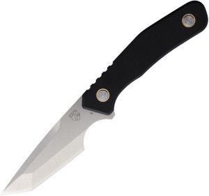 Se7en Plus Strider Fixed Blade D2 Steel Black G10 Tanto Knife