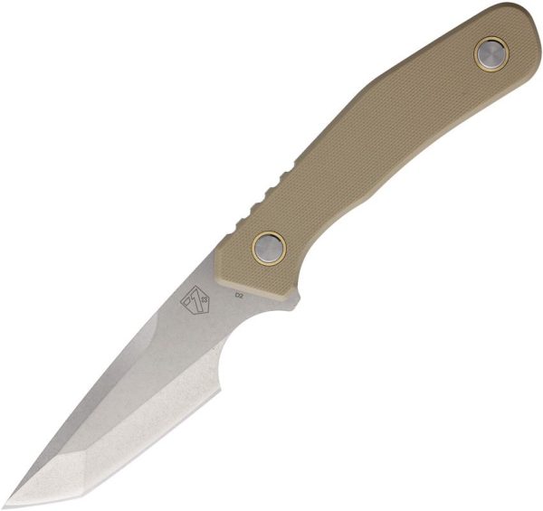 Se7en Plus Strider Fixed Blade D2 Tanto FDE G10 Kydex Sheath