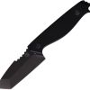 Se7en Plus Raptor Fixed Blade Knife D2 Black G10 Tanto