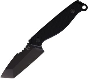 Se7en Plus Raptor Fixed Blade Knife D2 Black G10 Tanto