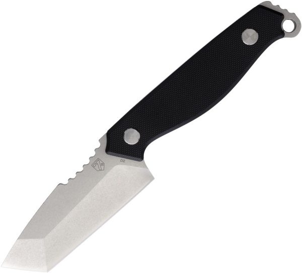 Se7en Plus Raptor Fixed Blade D2 Tanto Black G10 Kydex Sheath