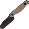 Se7en Plus Raptor Fixed Blade FDE D2 Steel Tactical Knife