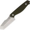 Se7en Plus Raptor Fixed Blade Knife D2 Steel OD Green G10