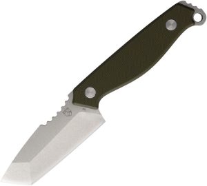 Se7en Plus Raptor Fixed Blade Knife D2 Steel OD Green G10
