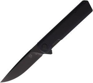Se7en Plus Hera Linerlock Black D2 Steel Folding Knife