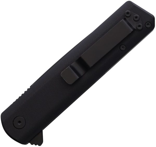 Se7en Plus Hera Linerlock Black D2 Steel Folding Knife