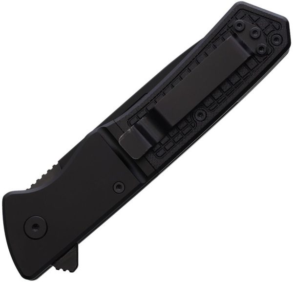 Se7en Plus Lizard Linerlock Black D2 Folding Knife