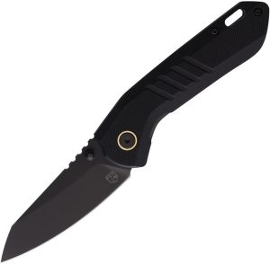 Se7en Plus Soldier Linerlock Black D2 Steel Folding Knife