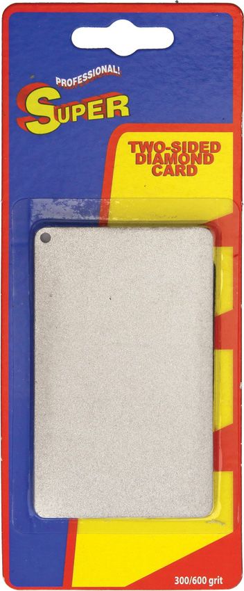 Super Diamond Card Sharpener 300/600 Grit Pocket
