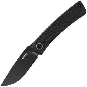 SRM Knives Air Linerlock 14C28N Sandvik Black G10
