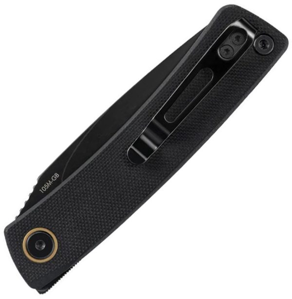SRM Knives Air Linerlock 14C28N Sandvik Black G10