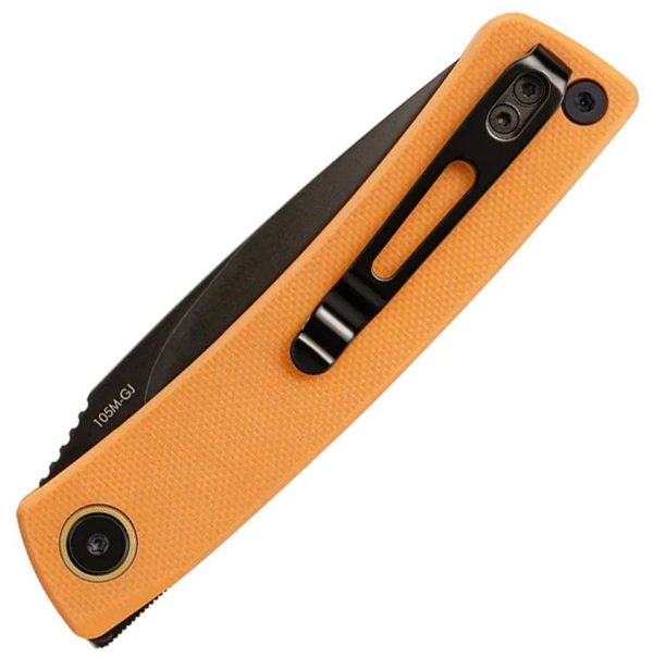SRM Knives Air Linerlock Orange G10 Folding Knife