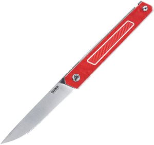 SRM Knives 125L Linerlock Red G10 Folding Knife