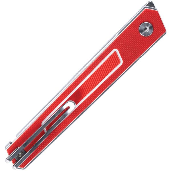 SRM Knives 125L Linerlock Red G10 Folding Knife