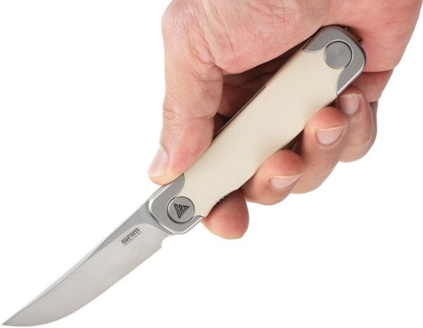 SRM Knives Enso Linerlock Tan G10 EDC Knife