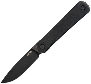 SRM Knives Palfrey Framelock Black G10 Drop Point
