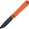SRM Knives Palfrey Framelock Orange G10 Drop Point
