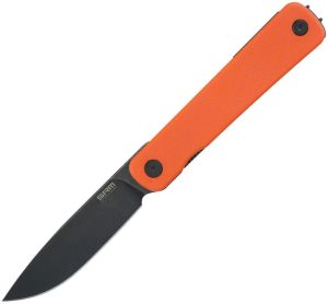 SRM135LGJ.jpg SRM Knives Palfrey Framelock Orange G10 Drop Point