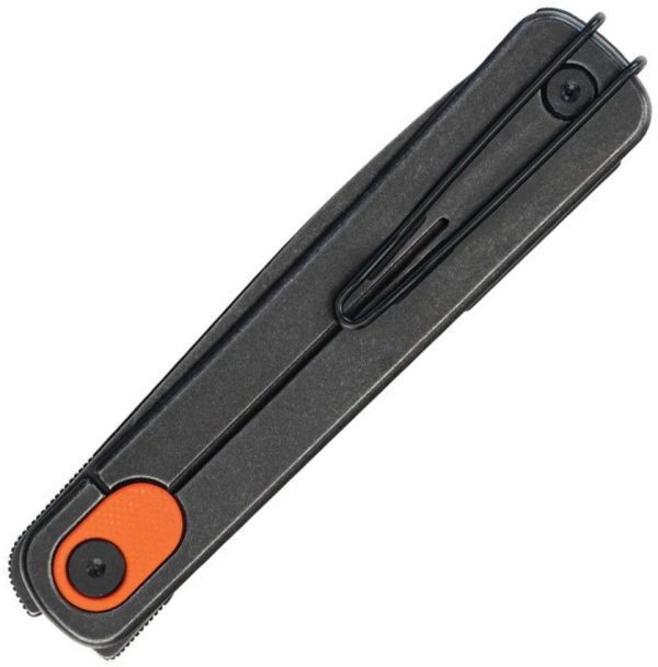 SRM Knives Palfrey Framelock Orange G10 Drop Point
