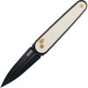 SRM Twin 251MB Ambi-Lock Folding Knife Ivory G10 N680