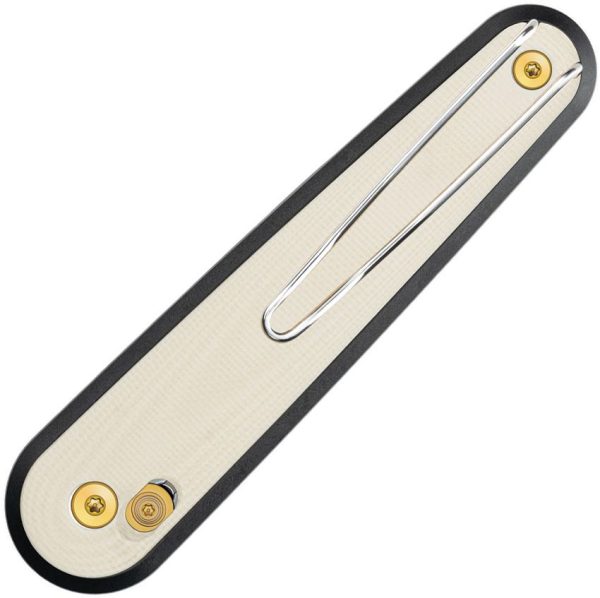 SRM Twin 251MB Ambi-Lock Folding Knife Ivory G10 N680