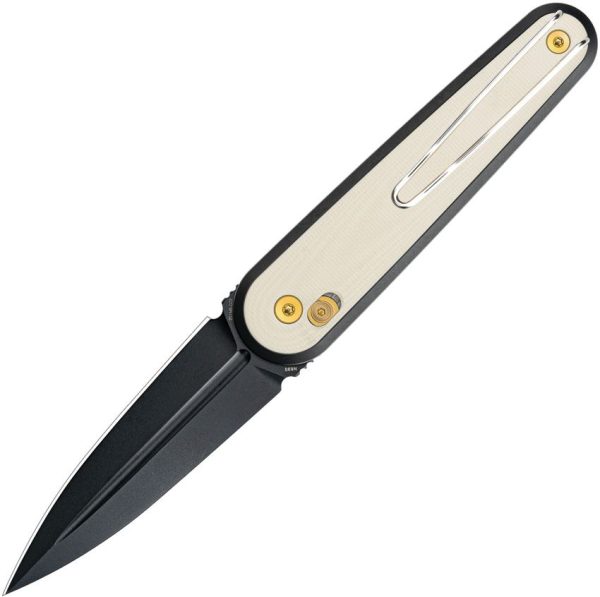 SRM Twin 251MB Ambi-Lock Folding Knife Ivory G10 N680