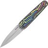 SRM Twin 251MB Ambi-Lock Folding Knife N680 Rainbow G10