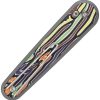 SRM Twin 251MB Ambi-Lock Folding Knife N680 Rainbow G10