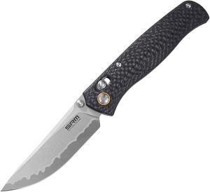SRM Knives 255L Ambi Lock Carbon Fiber Folding Knife