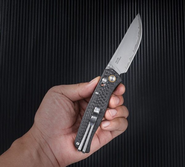 SRM Knives 255L Ambi Lock Carbon Fiber Folding Knife