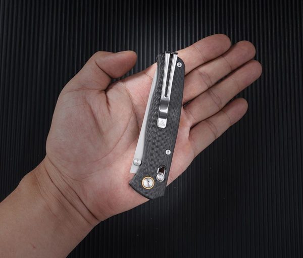 SRM Knives 255L Ambi Lock Carbon Fiber Folding Knife