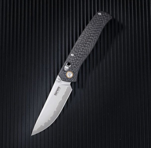 SRM Knives 255L Ambi Lock Carbon Fiber Folding Knife