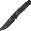 SRM Shred CF Folding Knife Carbon Fiber 3.25" Blade Pocket Clip