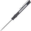 SRM Shred CF Folding Knife Carbon Fiber 3.25" Blade Pocket Clip
