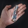 SRM 255L Ambi Lock Damascus Folding Knife 3.25" Blade G10