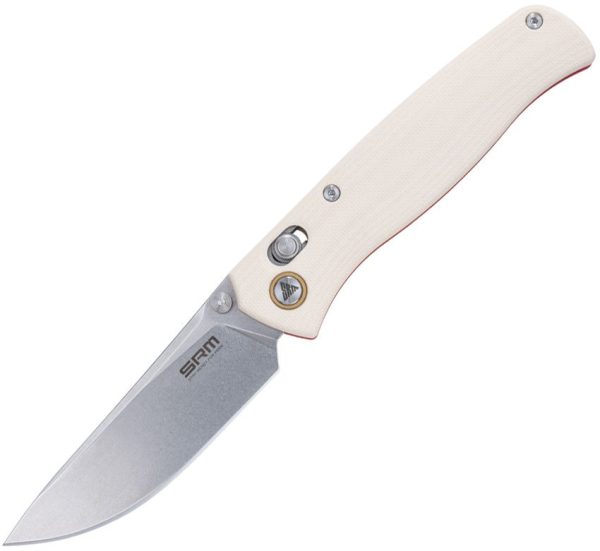 SRM Knives 255L-GK Ambi Lock - Ivory Handle