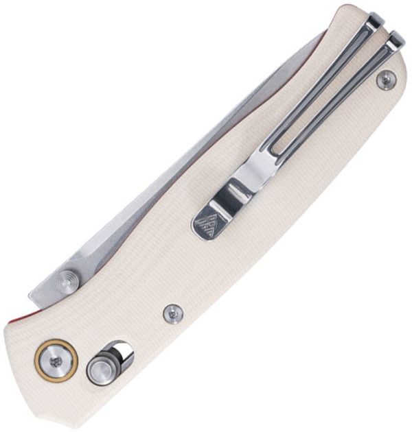 SRM Knives 255L-GK Ambi Lock - Ivory Handle