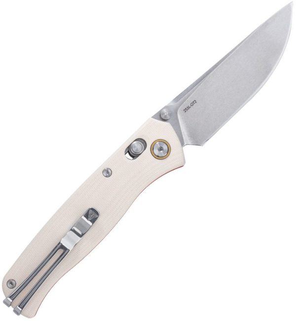 SRM Knives 255L-GK Ambi Lock - Ivory Handle