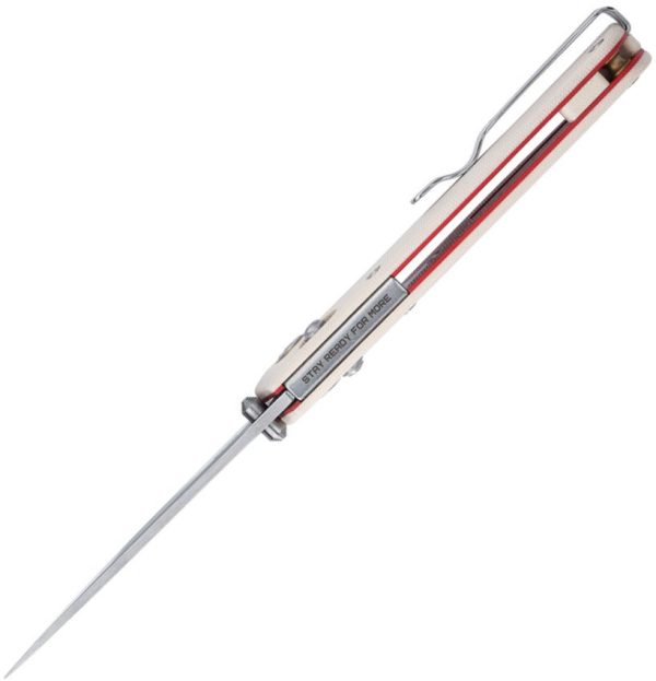 SRM Knives 255L-GK Ambi Lock - Ivory Handle